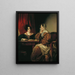 Henriette Baronne Pereira-Arnstein con sua figlia Flora - Friedrich von Amerling — quadro incorniciato alla parete