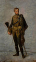 L'empereur François-Joseph Ier jeune en uniforme de hussard - Friedrich von Amerling — artwork view