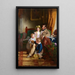 Rudolf von Arthaber and his children Rudolf, Emilie, and Gustav - Friedrich von Amerling — framed artwork on a wall