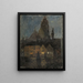 Serata a Dieppe - Frits Thaulow — quadro incorniciato alla parete