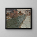 Hameau au bord de la rivière - Frits Thaulow — quadro incorniciato alla parete