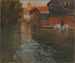 Rivière nel nord della Francia - Frits Thaulow — vista dell’opera