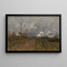 L'arrivo del treno - Frits Thaulow — quadro incorniciato alla parete