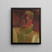 Portrait de Constant Permeke - Frits van den Berghe — gerahmtes Bild an der Wand
