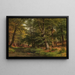 Ramasseuses de bois dans la hêtraie - Fritz Ebel — gerahmtes Bild an der Wand