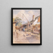 Corso a Vienna-Erdberg - Fritz Lach — quadro incorniciato alla parete