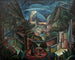 Cubo-futurist landscape painting - Fritz Stuckenberg — artwork view
