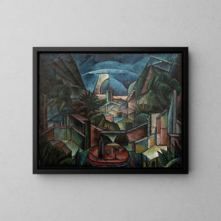 Fritz Stuckenberg - Kubofuturistische Landschaft.webp