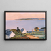 Fernblick auf Awajishima - Fujishima Takeji — gerahmtes Bild an der Wand