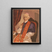 Papst Leo XIII - G. F. Gilman — gerahmtes Bild an der Wand