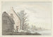 paesaggio fluviale con alcune abitazioni - G van Bosvelt — vista dell’opera