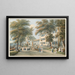 Interno dell'edificio di Montmirail - Gabriel Lory il Giovane — quadro incorniciato alla parete