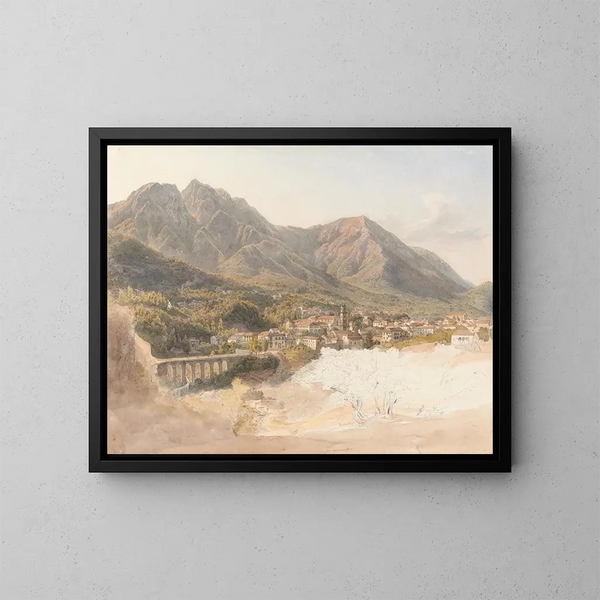 La Cava - Gabriel Lory le Jeune — gerahmtes Bild an der Wand