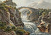 Ponte sul Aar al passaggio del Grimsel - Gabriel Lory il Giovane — vista dell’opera