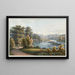 Vista catturata nel Giardino di Elfenau, Campagna di Sua Altezza Imperiale Madame la Grande Duchesse Anne di Russia - Gabriel Lory il Giovane — quadro incorniciato alla parete