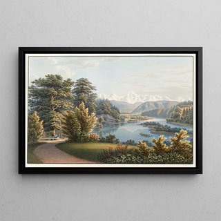 Gabriel Lory the Younger - Vue prise dans le Jardin dElfenau Campagne de son Altesse Imperiale Madame la Grande Duchesse Anne de Russie.webp