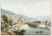 Ansicht des Schlosses und der Stadt Thun - Gabriel Lory der Ältere — Ansicht des Kunstwerks