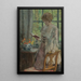 Jeune femme lisant - Gari Melchers — quadro incorniciato alla parete