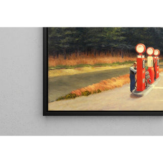 Gas - Edward Hopper | Reproduction Tableau Décoration murale affiche copie