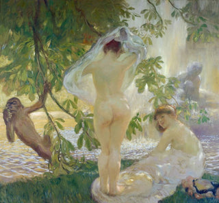 Gaston La Touche - La chemise enleve baigneuses.webp
