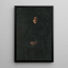 Old woman - Gejza Kukán — framed artwork on a wall
