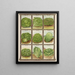 Laitue - Genesee Valley Lithograph & Co.. — gerahmtes Bild an der Wand