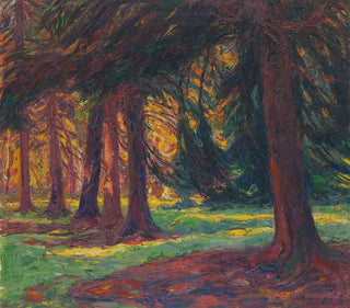 Georg Burmester - Herbstsonne im Walde.webp