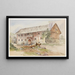 a pattern from the Veldes region - Georg Geyer — framed artwork on a wall