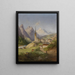 View of Heiligenblut - Georg Geyer — framed artwork on a wall