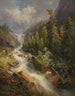 Chute de Stalbach au Grundlsee - Georg Geyer — artwork view