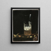Stillleben mit einem Bierglas und Nüssen - Georg Hainz — gerahmtes Bild an der Wand
