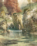 Bathers in a Mountain Stream - Georg Janny — artwork view