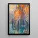 L'île des morts - Georg Janny — framed artwork on a wall