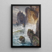 Faunes sur une côte rocheuse - Georg Janny — framed artwork on a wall