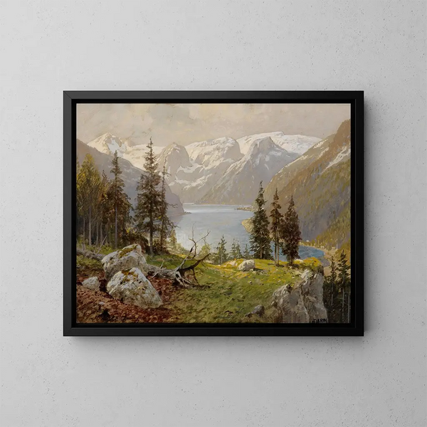 See von Hallstätter - Georg Janny — gerahmtes Bild an der Wand