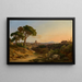 Vue de Rome avec Saint-Pierre depuis la Villa Doria Pamphili - Georg Kobell — gerahmtes Bild an der Wand