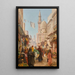 Khan el-Khalili - Georg Macco — framed artwork on a wall