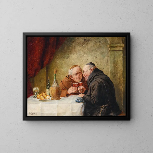 Un bon verre - Georg Rößler — quadro incorniciato alla parete