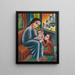 Mother nursing - Georg Schrimpf — framed artwork on a wall