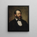 John F. Kensett - George Augustus Baker Jr — gerahmtes Bild an der Wand