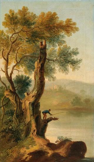 George Barret - A Landscape with a Man Fishing.webp