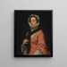 Eine unbekannte Frau namens Peg Woffington - George Beare — gerahmtes Bild an der Wand