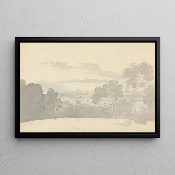 George Bulteel Fisher - View of St Pauls from Greenwich.webp