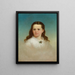Mademoiselle Julia Eveline Drennon - George Caleb Bingham — gerahmtes Bild an der Wand