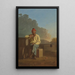 Bateliers du Mississippi - George Caleb Bingham — gerahmtes Bild an der Wand