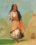 Ah-Kay-Ee-Pix-En Donna che colpisce molto - George Catlin — vista dell’opera