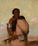 Ah-Sho-Cole Rotten Foot, ein anerkannter Krieger - George Catlin — Ansicht des Kunstwerks