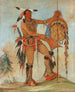 Ahmua die Wal, einer der wichtigsten Helden von Keeokk - George Catlin — Ansicht des Kunstwerks