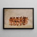Danse de l'ours, préparation pour une chasse à l'ours - George Catlin — gerahmtes Bild an der Wand