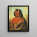 Biets-Ee-Cure Mann sehr freundlich - George Catlin — gerahmtes Bild an der Wand